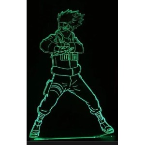 Luminária em Acrílico Naruto 20 Kakashi